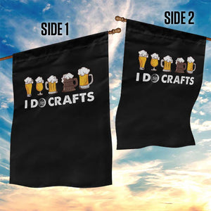 Funny Beer Garden Flag I Do Crafts Vintage Beer Brewing TS11 Print Your Wear