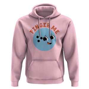 Funny Bowling Hoodie Finger Me Inappropriate Balls TS11 Light Pink Print Your Wear