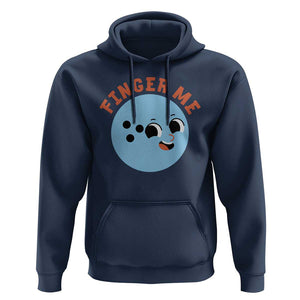 Funny Bowling Hoodie Finger Me Inappropriate Balls TS11 Navy Print Your Wear