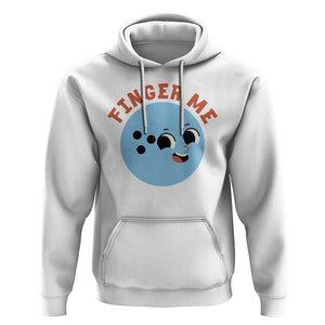 Funny Bowling Hoodie Finger Me Inappropriate Balls TS11 White Print Your Wear