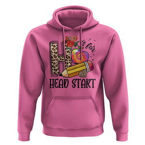 Back To School Hoodie H Is For Head Start Pencil Apple Flower TS11 Azalea Print Your Wear