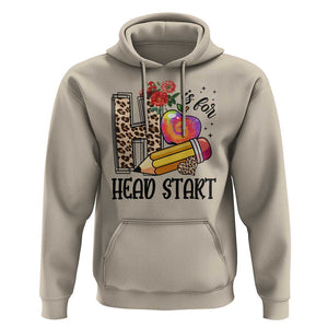 Back To School Hoodie H Is For Head Start Pencil Apple Flower TS11 Sand Print Your Wear