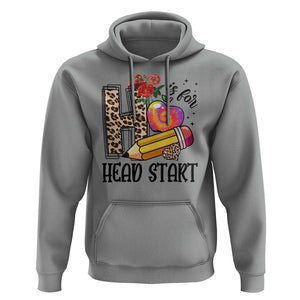 Back To School Hoodie H Is For Head Start Pencil Apple Flower TS11 Sport Gray Print Your Wear