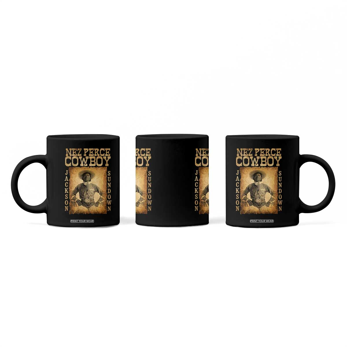 Nez Perce Cowboy Jackson Sundown Coffee Mug Native American Cowboy Western Country TS11 Print Your Wear