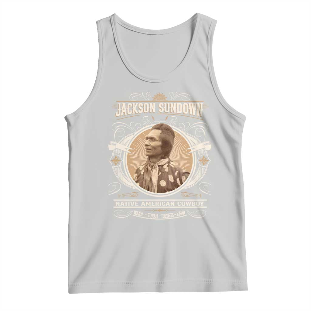 Jackson Sundown Tank Top Native American Cowboy Western Country TS11 Ash Print Your Wear
