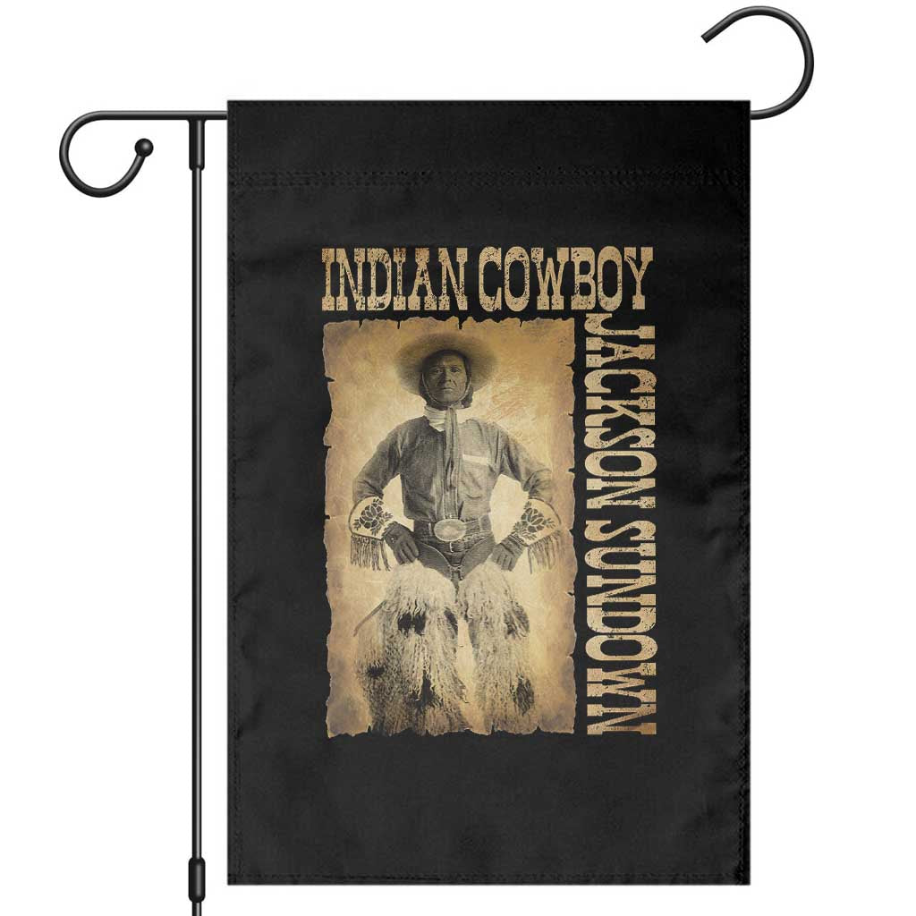 Jackson Sundown Garden Flag Native American Cowboy Vintage Western TS11 Black Print Your Wear