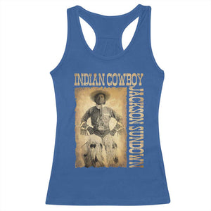 Jackson Sundown Racerback Tank Top Native American Cowboy Vintage Western TS11 Royal Blue Print Your Wear
