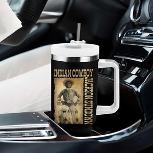 Jackson Sundown Tumbler With Handle Native American Cowboy Vintage Western TS11 Print Your Wear