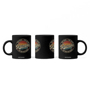 Grandpa The Man The Myth The Bad Influence Coffee Mug Retro Forest Father's Day TS11 Print Your Wear