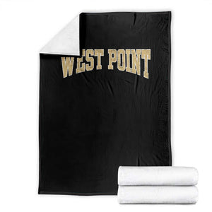 West Point City Sports Vintage Athletic Throwback Throw Blanket