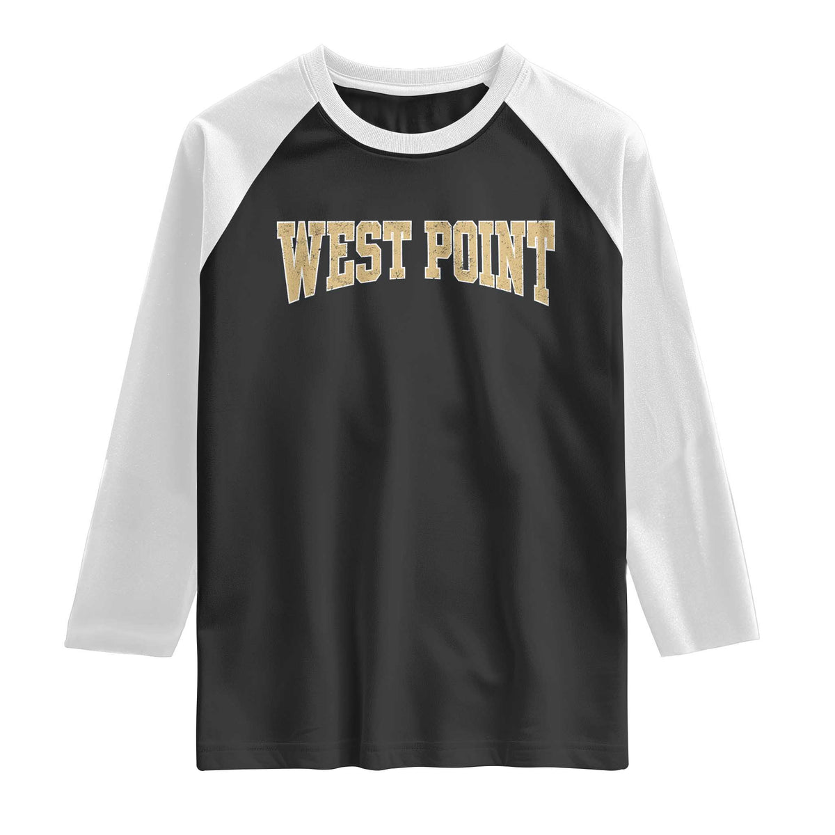 West Point City Sports Vintage Athletic Throwback Raglan Shirt