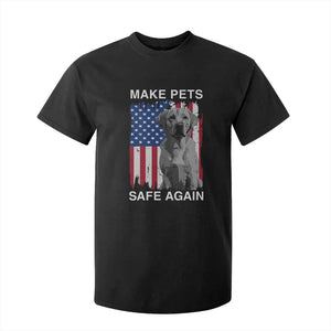 Trump Supporter T Shirt For Kid Make Pets Safe Again Dog Vintage American Flag TS11 Black Print Your Wear