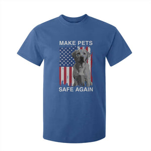 Trump Supporter T Shirt For Kid Make Pets Safe Again Dog Vintage American Flag TS11 Royal Blue Print Your Wear