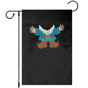 Funny Halloween Garden Flag Garden Gnome Body Costume Beard TS11 Black Print Your Wear