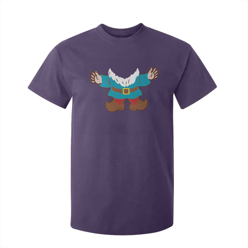Funny Halloween T Shirt For Kid Garden Gnome Body Costume Beard TS11 Purple Print Your Wear