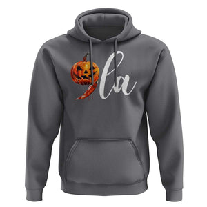 Harris Halloween Hoodie Comma La Kamala Horror Pumpkin Punctuation Knife TS11 Charcoal Print Your Wear