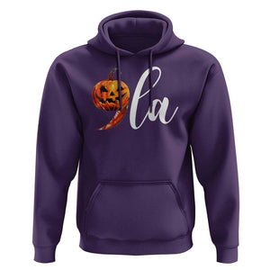 Harris Halloween Hoodie Comma La Kamala Horror Pumpkin Punctuation Knife TS11 Purple Print Your Wear