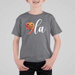 Harris Halloween T Shirt For Kid Comma La Kamala Horror Pumpkin Punctuation Knife TS11 Charcoal Print Your Wear