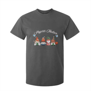 Hyvaa Joulua T Shirt For Kid Finland Christmas Gnome Korsns Sweater TS11 Dark Heather Print Your Wear