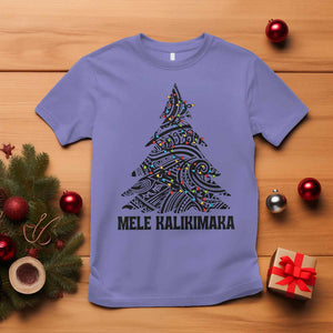 Christmas In Hawaii T Shirt Mele Kalikimaka Christmas Tree Kakau Tattoo TS11 Violet Print Your Wear