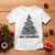 Christmas In Hawaii T Shirt Mele Kalikimaka Christmas Tree Kakau Tattoo TS11 White Print Your Wear