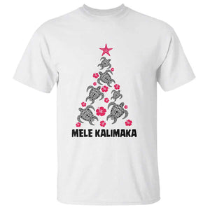 Christmas In Hawaii T Shirt Mele Kalikimaka Kakau Tattoo Turtle Christmas Tree TS11 White Print Your Wear