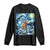 Yule Goat Long Sleeve Shirt Yule Starry Night Winter Solstice Christmas Vincent Van Gogh TS11 Black Print Your Wear