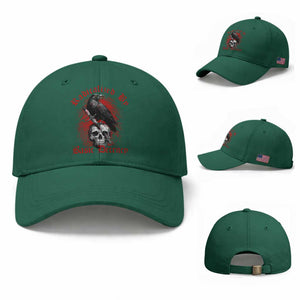 Radicalized By Basic Decency Baseball Cap Vintage Gothic Victorian Crow Skull TS11 Baseball Cap Universal Fit Irish Green Print Your Wear