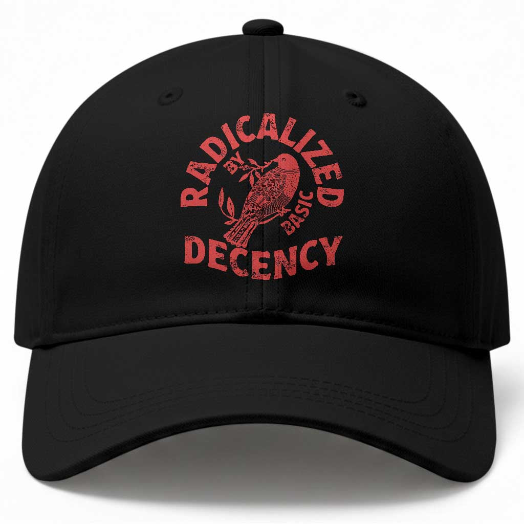 Radicalized By Basic Decency Baseball Cap Feminist Activist TS11 Print Your Wear