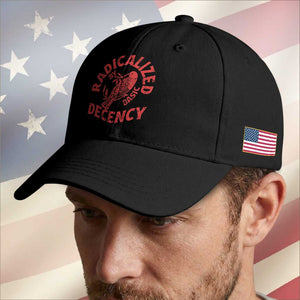 Radicalized By Basic Decency Baseball Cap Feminist Activist TS11 Print Your Wear