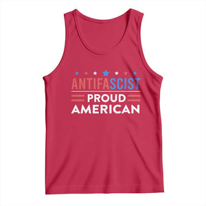 Antifascist Proud American Tank Top Fight Fascism Protest Human Rights TS11 Red Print Your Wear