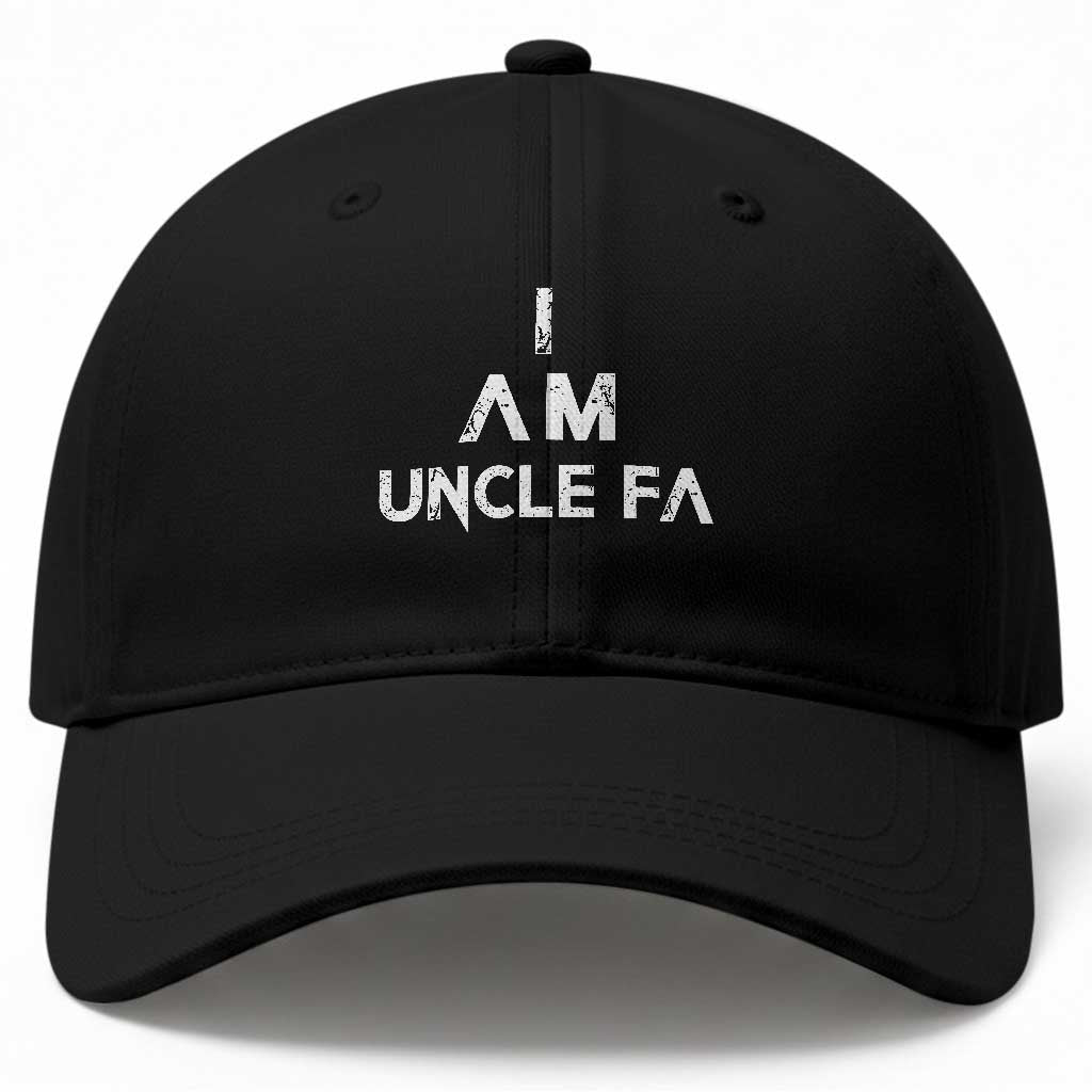 Funny I Am Uncle Fa Baseball Cap Political Satire Fight Fascism Protest TS11 Print Your Wear