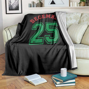 December 25 Christmas Sport Jersey Number Xmas Throw Blanket TS11 Print Your Wear