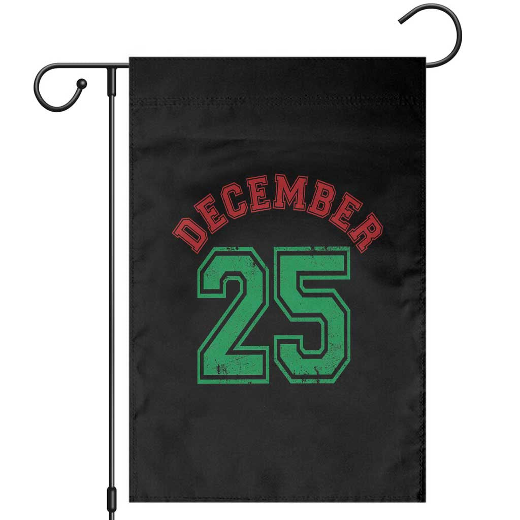 December 25 Christmas Sport Jersey Number Xmas Garden Flag TS11 Black Print Your Wear