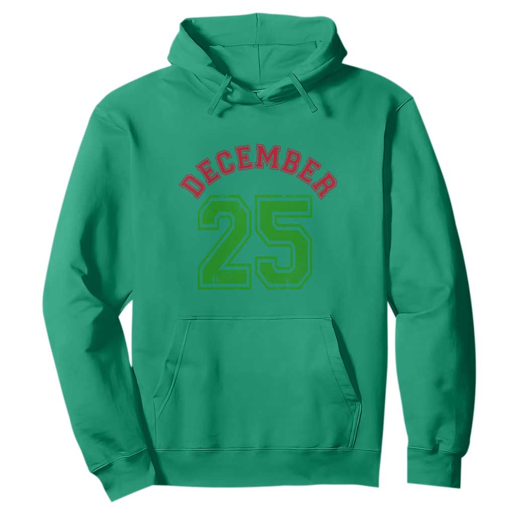 December 25 Christmas Sport Jersey Number Xmas Hoodie TS11 Irish Green Print Your Wear