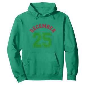 December 25 Christmas Sport Jersey Number Xmas Hoodie TS11 Irish Green Print Your Wear