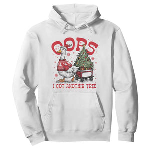 Funny Oops I Got Another Tree Funny Christmas Goose Hoodie TS11 White Print Your Wear