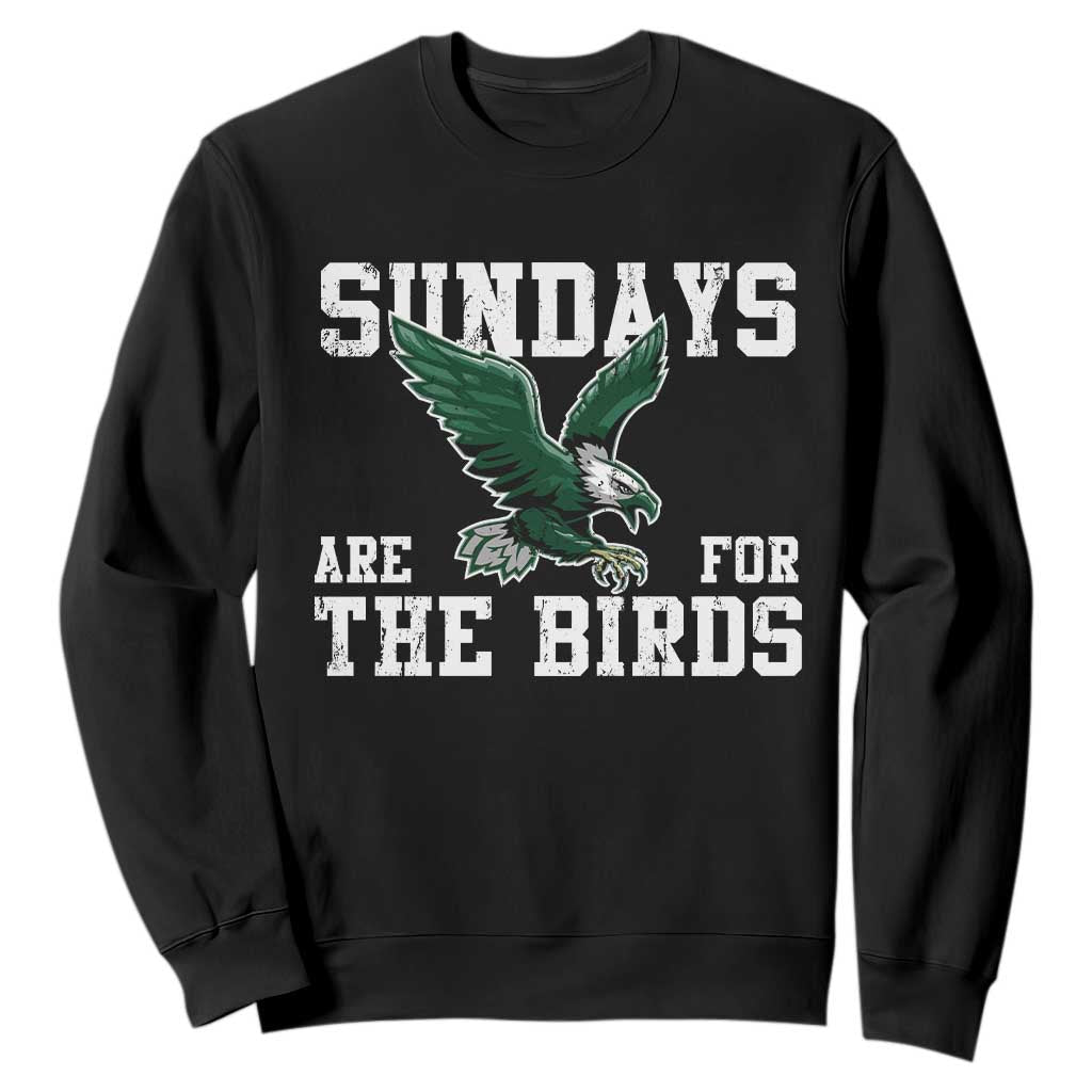 Funny Sundays Are For The Bird Sweatshirt American Football Lovers TS11 Black Print Your Wear