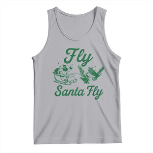 Funny Fly Santa Fly Tank Top Christmas Football PFE TS11 Athletic Heather Print Your Wear