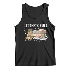 Funny Christmas Vacation Litter's Full Cat Tank Top Xmas Movie TS11 Black Print Your Wear