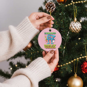 Funny I Survived 67 Days Of School Ceramic Ornament Six Seven Meme Pixel Game Gen Alpha TS11 1pc Light Pink Print Your Wear