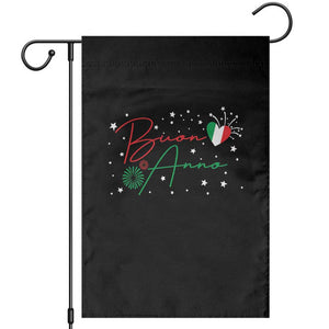 Funny Buon Anno Itlalian New Year Garden Flag TS11 Black Print Your Wear