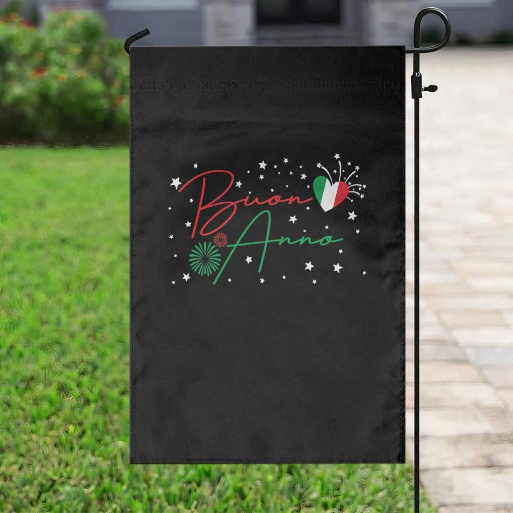 Funny Buon Anno Itlalian New Year Garden Flag TS11 Print Your Wear