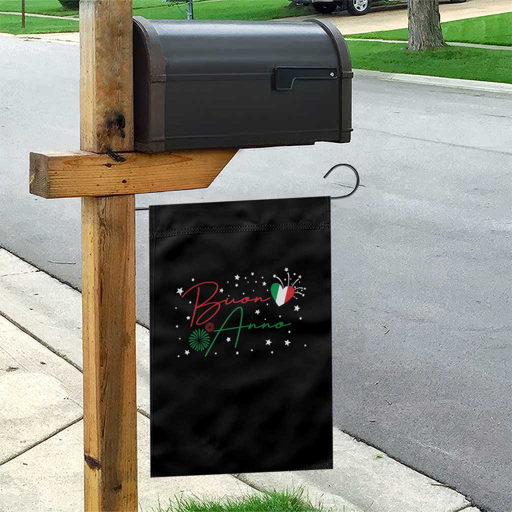 Funny Buon Anno Itlalian New Year Garden Flag TS11 Print Your Wear