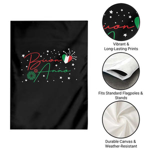 Funny Buon Anno Itlalian New Year Garden Flag TS11 Print Your Wear