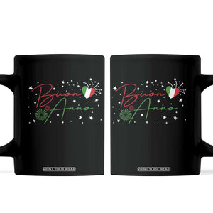 Funny Buon Anno Itlalian New Year Coffee Mug TS11 Black Print Your Wear