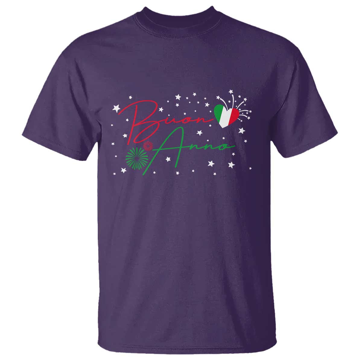 Funny Buon Anno Itlalian New Year T Shirt TS11 Purple Print Your Wear