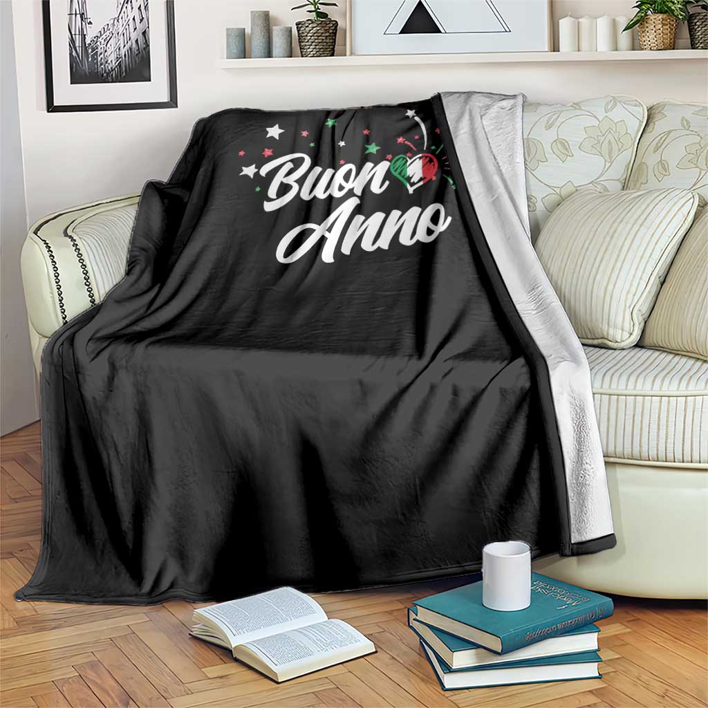 Funny Buon Anno Itlalian New Year Throw Blanket Italy Heart TS11 Print Your Wear