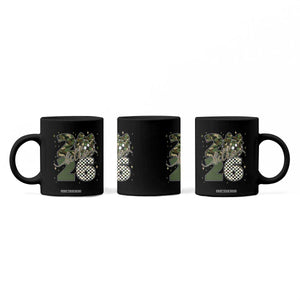 Camo Happy New Year Party 2026 Coffee Mug Camouflage Disco Ball TS11 Print Your Wear