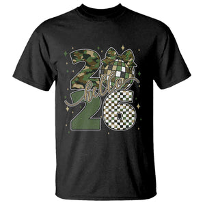 Camo Happy New Year Party 2026 T Shirt Camouflage Disco Ball TS11 Black Print Your Wear